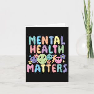 Mental Health Sticker  Card
