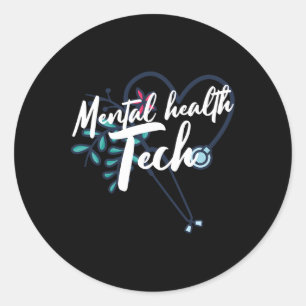 Mental Health Suicide Awareness Month Psychiatric  Classic Round Sticker