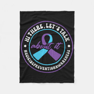Mental Health Support 988 Suicide Prevention Week  Fleece Blanket