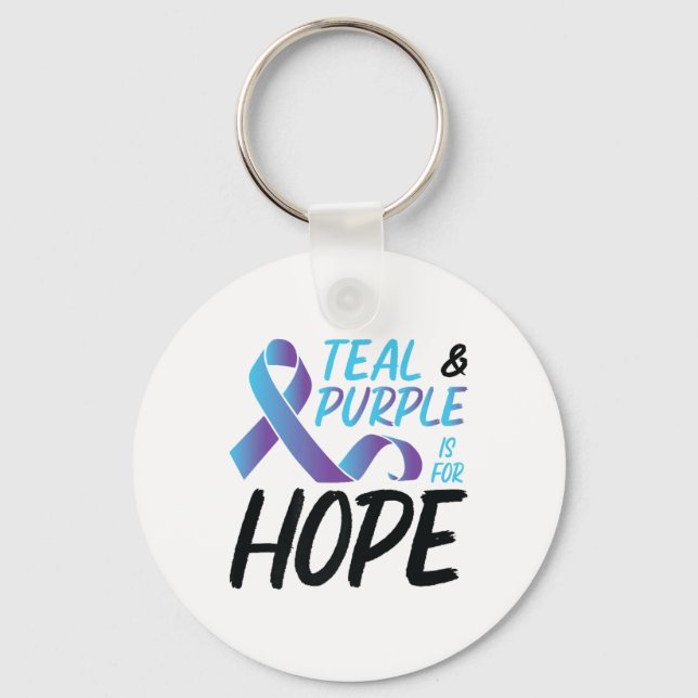 Mental Health Support 988 Suicide Prevention Week  Key Ring (Front)