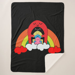 Mental Health Support Sherpa Blanket