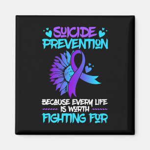 Mental Health Support Week Suicide Prevention Awar Magnet