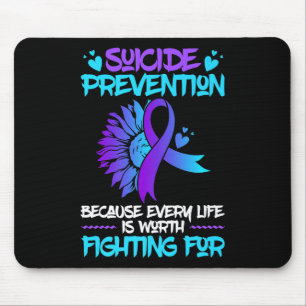 Mental Health Support Week Suicide Prevention Awar Mouse Pad