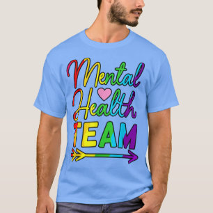 Mental Health Team Awareness Supporter Graphic 542 T-Shirt
