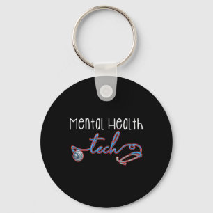 Mental Health Tech Healthcare Worker Psychiatric T Key Ring