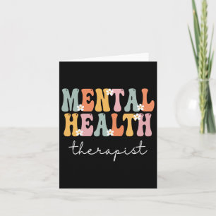 Mental Health Therapist Week Groovy Appreciation D Card