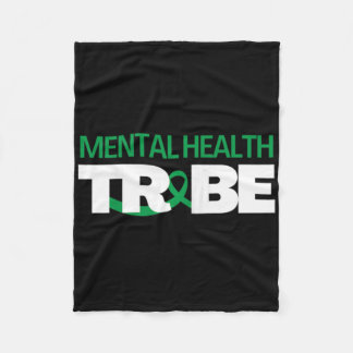 Mental Health Tribe Mental Health Awareness Fleece Blanket