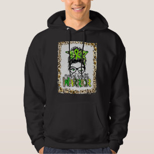 Mental Health Warrior Messy Bun Mental Health Matt Hoodie