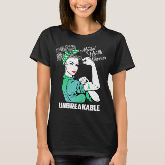 Mental Health Warrior Unbreakable T-Shirt