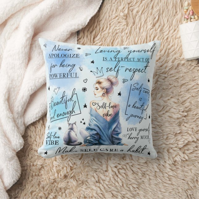 Mental Health & Wellness Decor Cushion (Blanket)