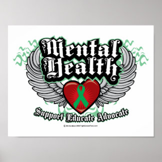 Mental Health Wings Poster