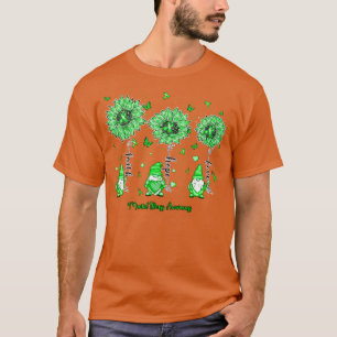 Mental Illness Awareness gnome faith hope sunflowe T-Shirt