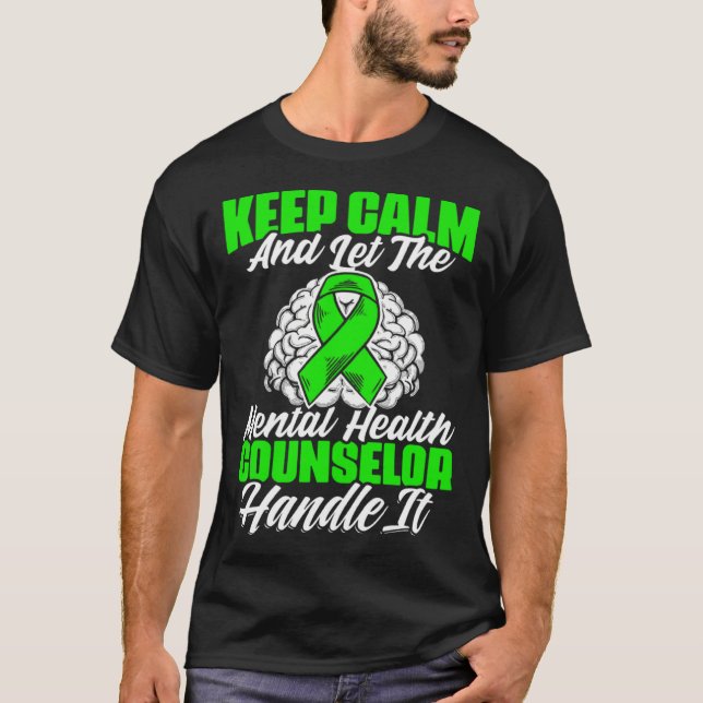 Mental Illness Support Mental Health T-Shirt (Front)