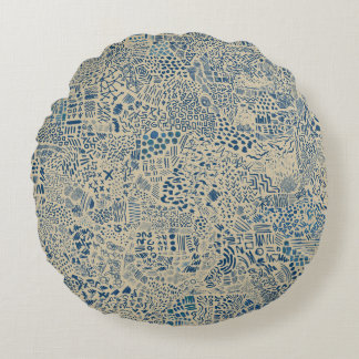 Mental Noise V01 Round Cushion