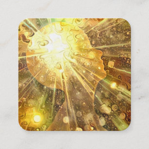 Mental power square business card