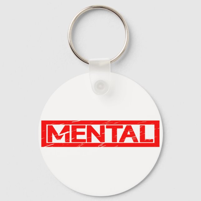 Mental Stamp Key Ring (Front)