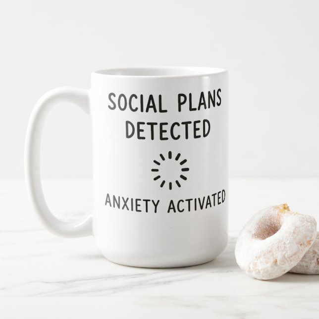 Mentally Cancelled Already , Funny Introvert Mug  (With Donut)