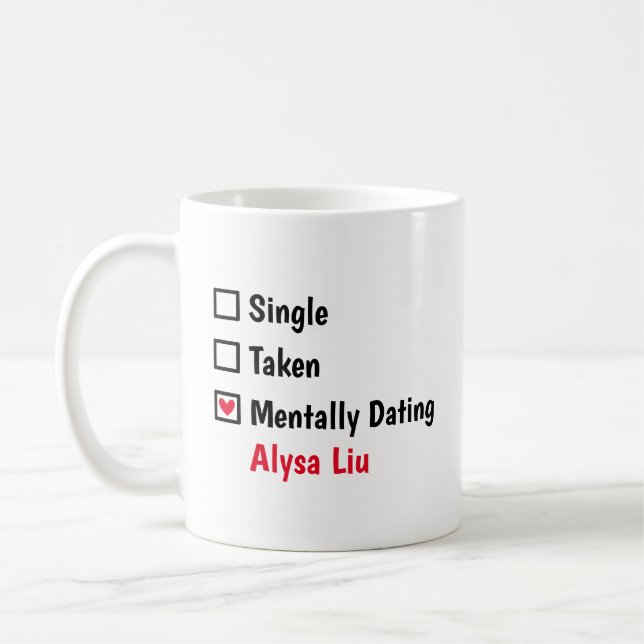 Mentally Dating  Alysa Liu Customise Status Coffee Mug (Left)