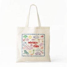 Mentally in Italy Tote Bag – Aesthetic Summer 