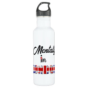 Mentally In London Water Bottle