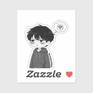 Mentally Offline Disconnected Chibi Boy