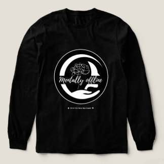 Mentally Offline T-Shirt – Minimalist Mental Healt Tri-Blend Shirt