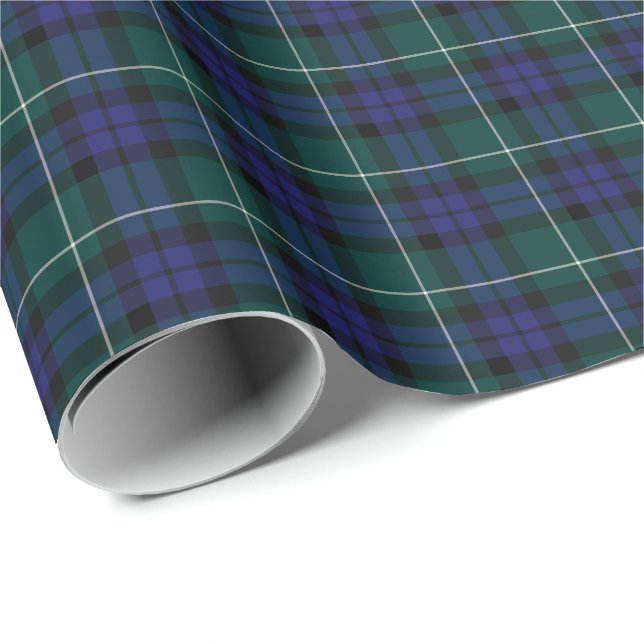 Menteith Scotland District Tartan Wrapping Paper (Roll Corner)