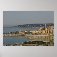 Menton, Cote d'Azur, France.