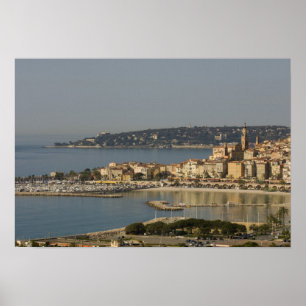 Menton, Cote d'Azur, France. Poster