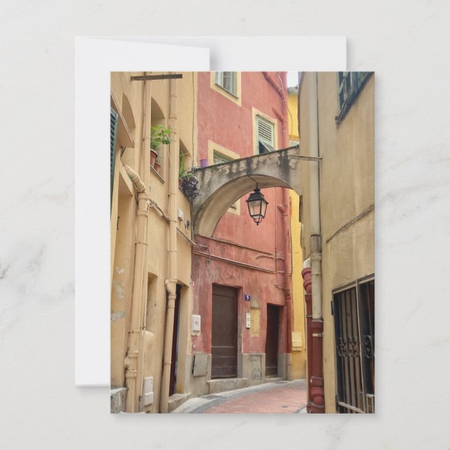 Menton, France card (Front)