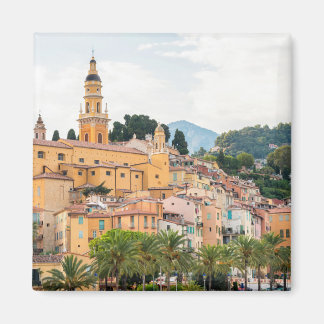 Menton old town Provence France Magnet