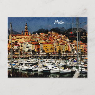 Menton, Provence Postcard