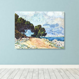 Menton Seen from Cap Martin by Claude Monet Canvas Print