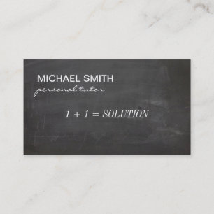 Mentor / Educator / Consultant Business Card
