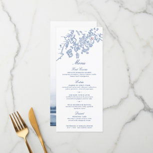 Menu - Bar Harbour Maine Penobscot Bay Map
