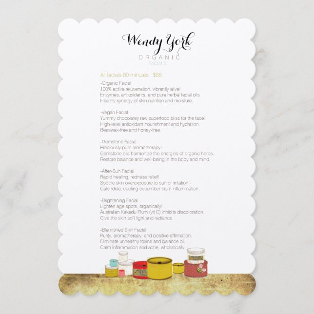 MENU Candles Scalloped Honey Bee (Front)