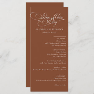 Menu Card   Wedding Rehearsal Dinner Menu