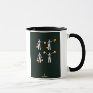 Menu cover from aboard the QE2 (colour litho) Mug
