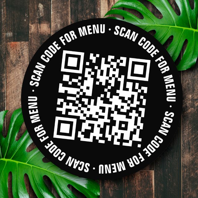 Menu QR Code Restaurants Stickers (Creator Uploaded)
