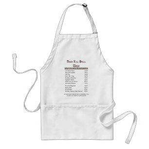 Menu Standard Apron