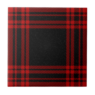 Menzies Clan Hunting Tartan Plaid Pattern Tile