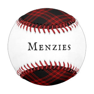 Menzies Hunting Tartan Plaid Clan Scottish Pattern Baseball