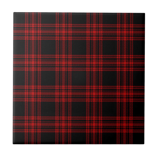 Menzies Hunting Tartan Tile (Front)