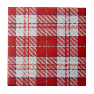 Menzies Red Tartan Tile