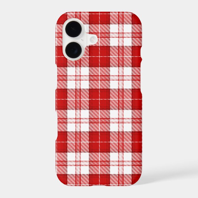 Menzies tartan red white plaid (Back)