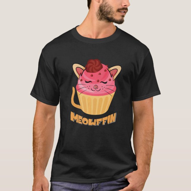 Meoffin Cat Muffin T-Shirt (Front)