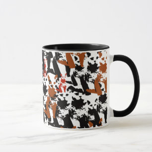 meooow - cats pattern mug