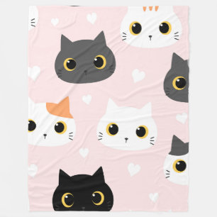 Meow 60x80 Fleece Blanket