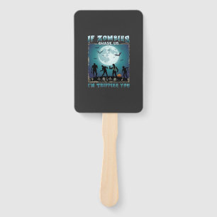 Meow Am Cat Halloween Night Witch Pumpkin (2)_1 Hand Fan