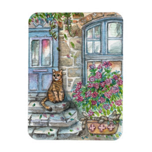 Meow at the Door Magnet